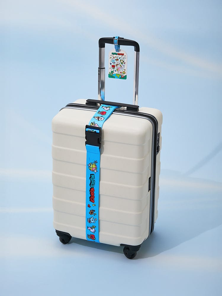 BT21 LUGGAGE BELT WORLD VOYAGE