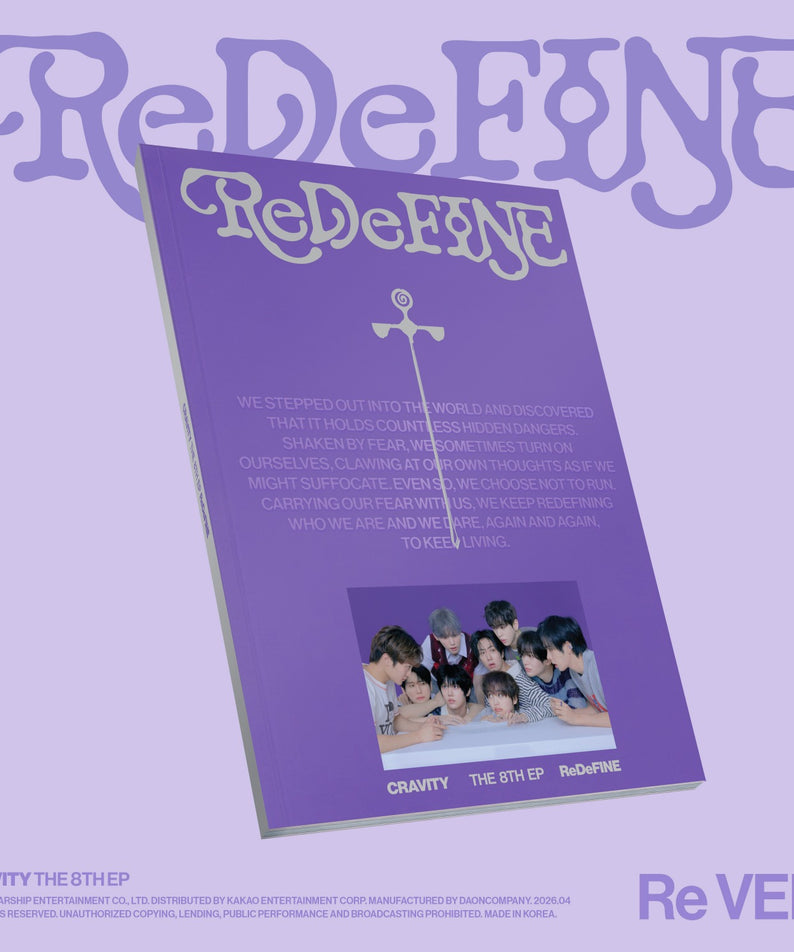 CRAVITY - CRAVITY THE 8TH EP [ReDeFINE] (Re VER.) - Kpop Album Koolseoul