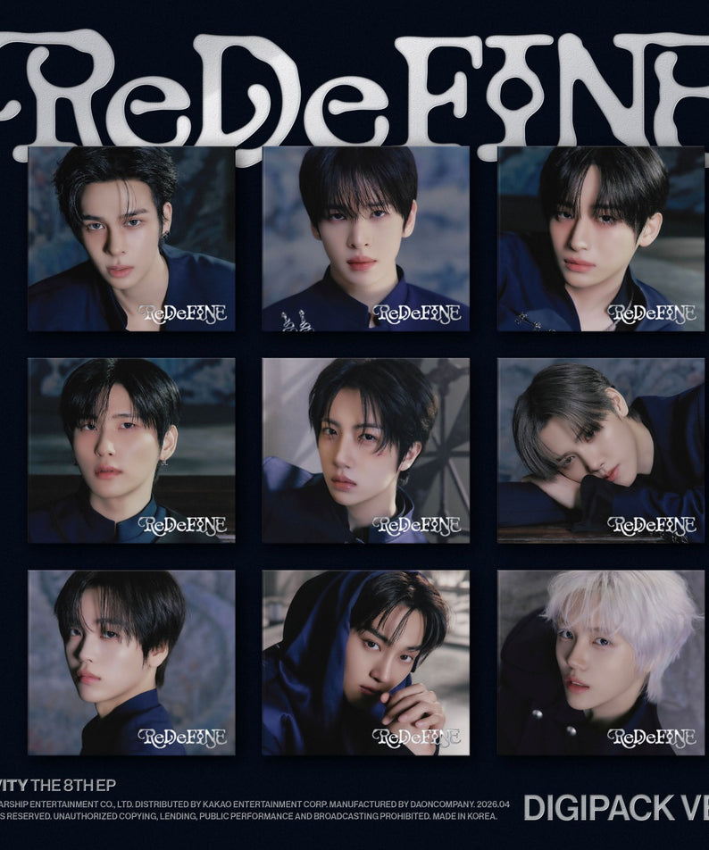 CRAVITY - CRAVITY THE 8TH EP [ReDeFINE] (DIGIPACK VER.) (Limited) (Random 1 of 9) - Kpop Album Koolseoul