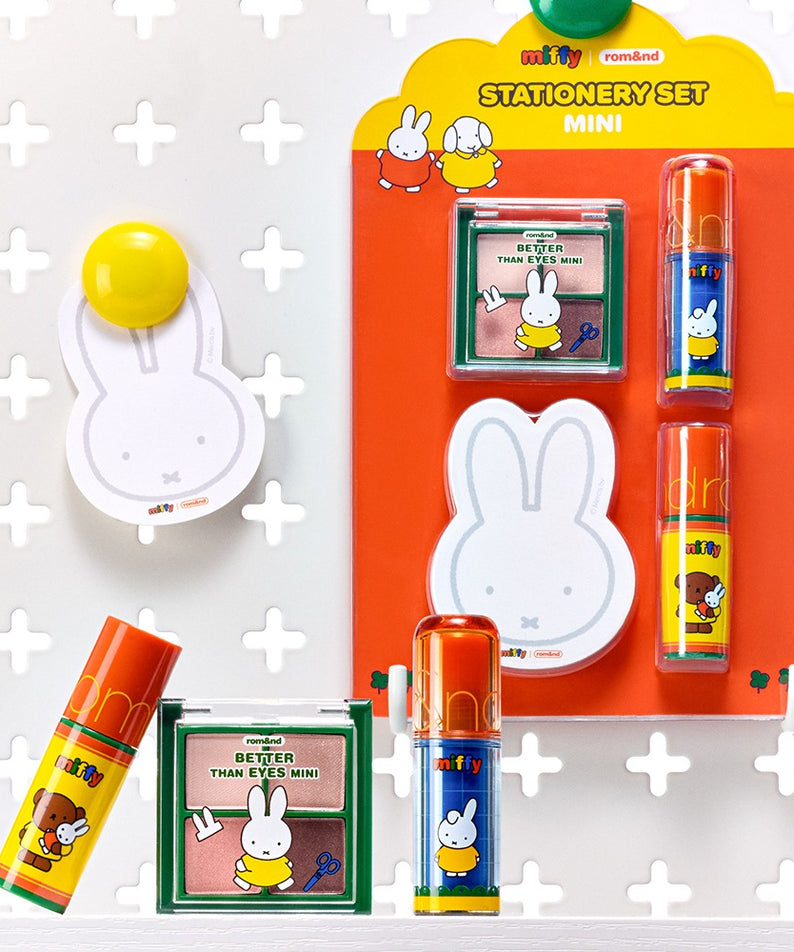 ROM&ND x Miffy Stationery 4-piece Set