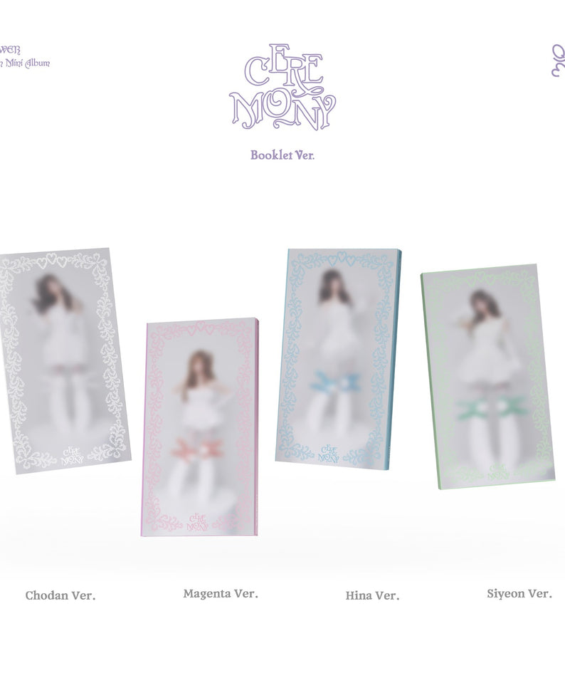 QWER - QWER - 4th Mini Ablum [CEREMONY] (Booklet Ver.) (Random 1 of 4) - Kpop Album Koolseoul