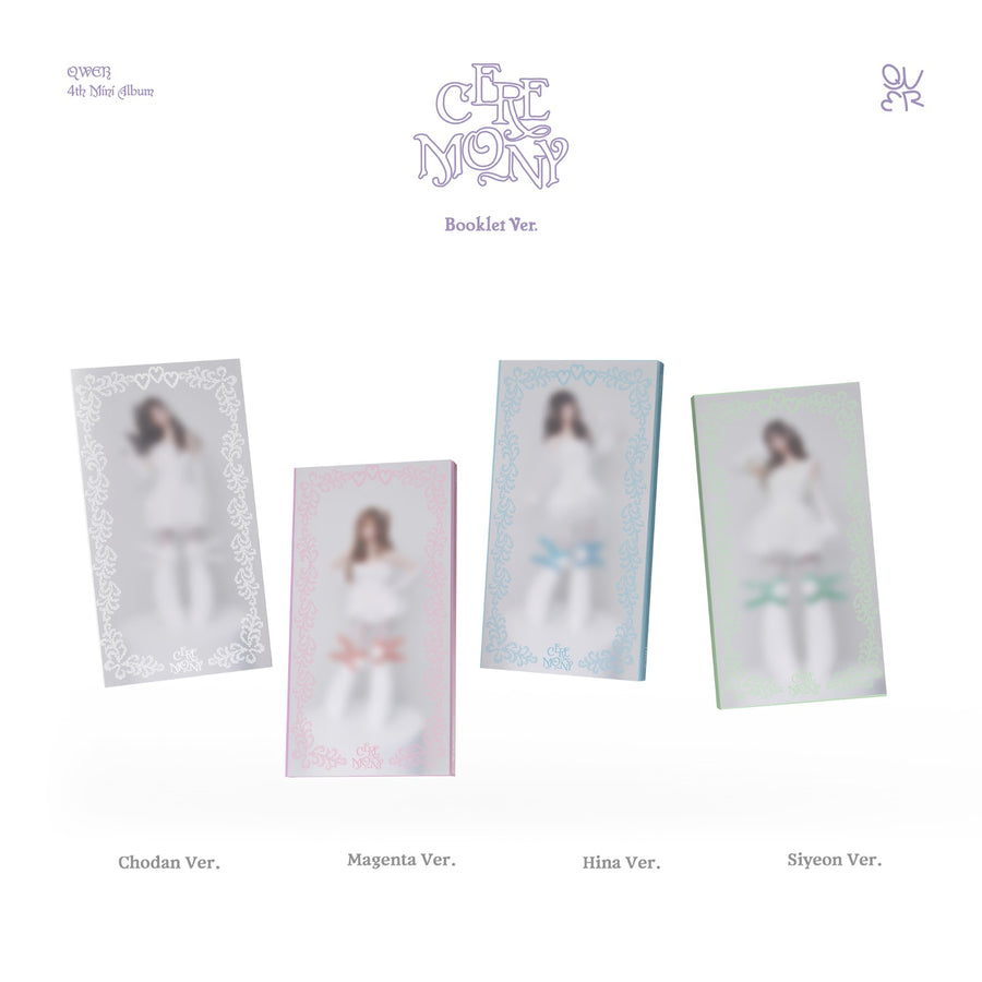 QWER - QWER - 4th Mini Ablum [CEREMONY] (Booklet Ver.) (Random 1 of 4) - Album Kpop