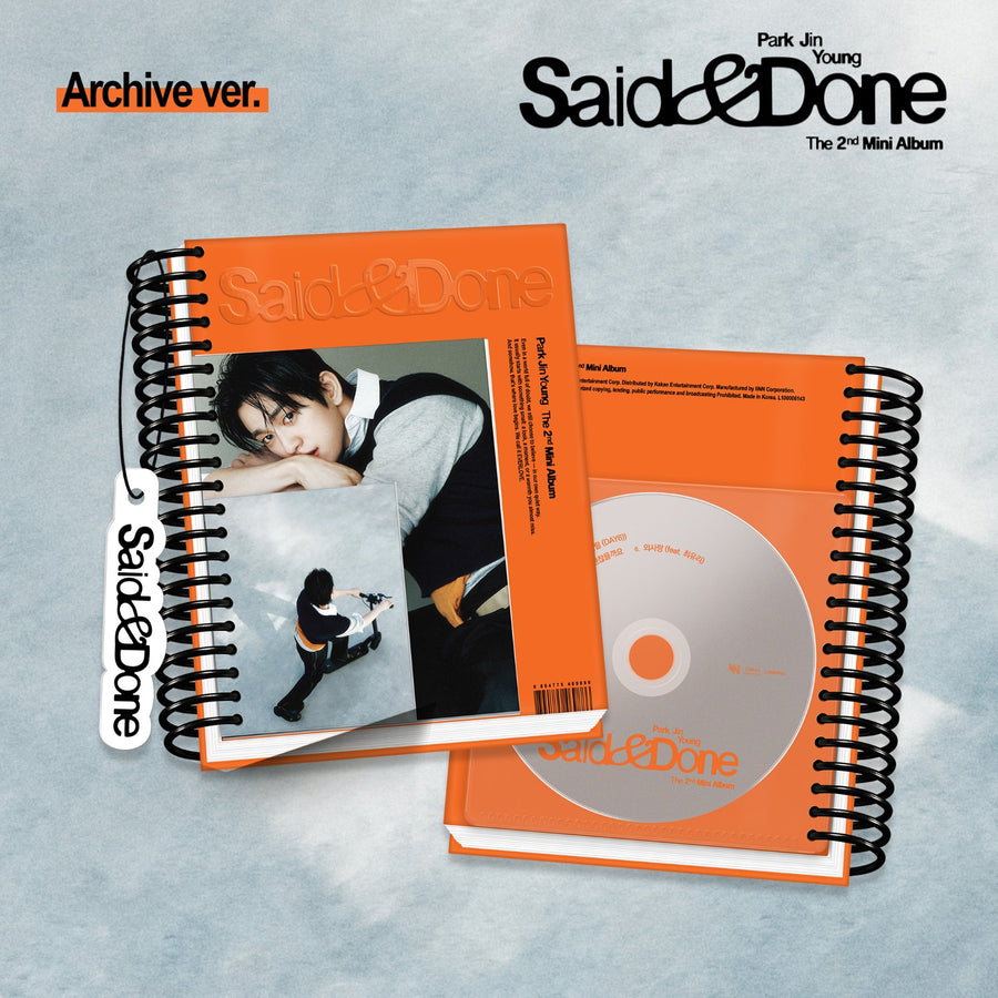 PARK JINYOUNG - 2nd Mini Album [Said & Done] (Archive ver.) - Album Kpop