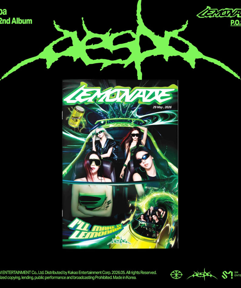 aespa - 2nd Full Album [LEMONADE] (P.O.S Ver.) - Kpop Album Koolseoul