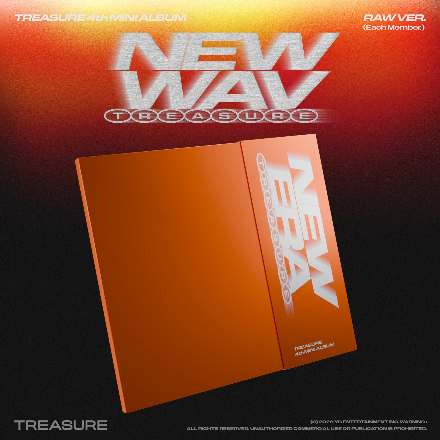 Shop TREASURE: 4th MINI ALBUM [NEW WAV] RAW VER. (JIHOON