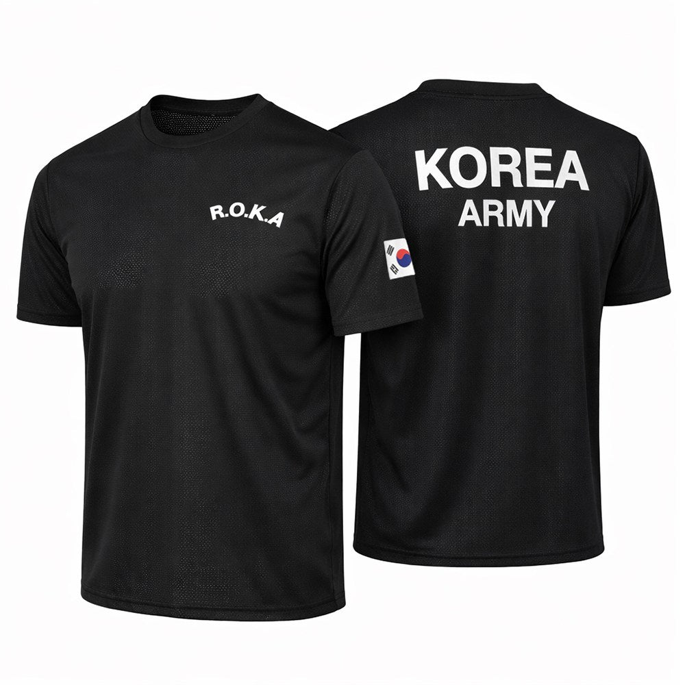 ASORT ROKA Korea Army T-shirt Black
