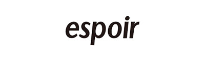 Espoir logo in black font on a white background