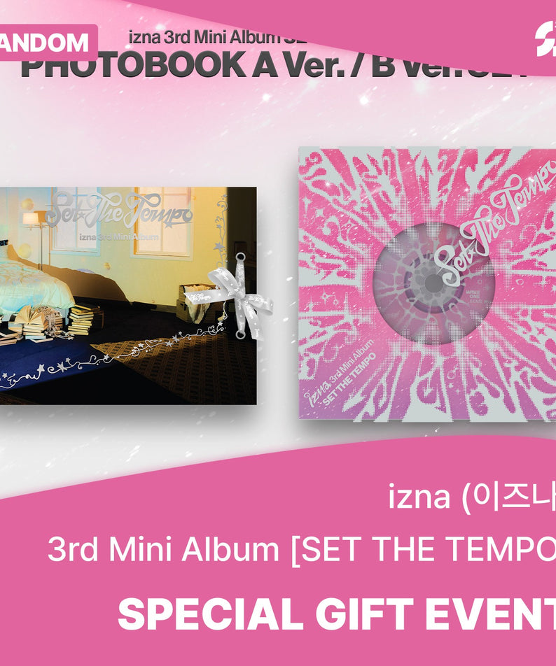 izna - [SET THE TEMPO] (PHOTOBOOK A Ver. / PHOTOBOOK B Ver.) (Random) - Kpop Album Koolseoul