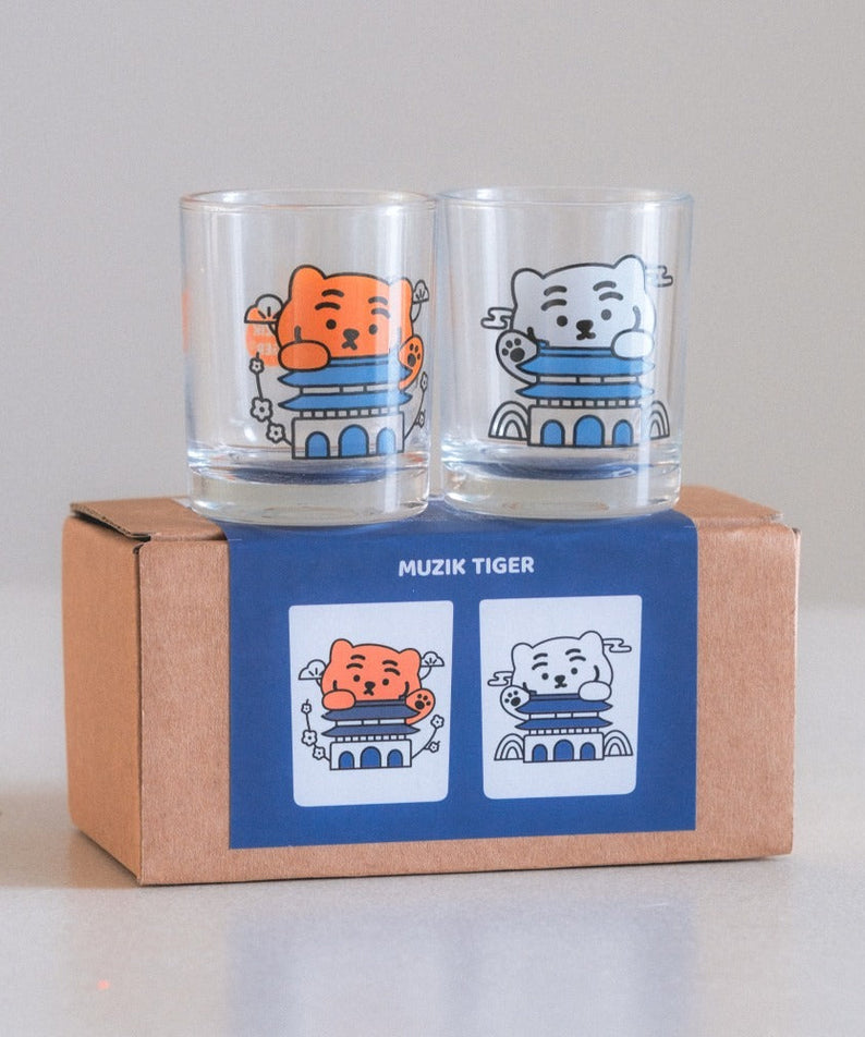 Muzik Tiger Gyeongbokgung Soju Glasses Set