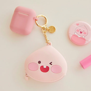 Kakao Friends - Silicone Wallet Little Apeach Coin Purse