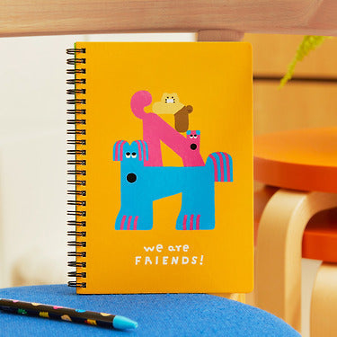 Kakao Friends - Xfriendsノート(イエロー) チュンシク 文房具