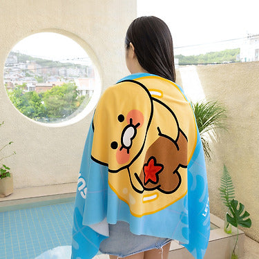 Chunsik Beach L Blanket - Authentic Kakao Friends from Korea | Koolseoul
