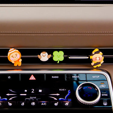 Figurine Ryan&Chunsik Car Accessory - Korean kawaii Kakao Friends | Koolseoul