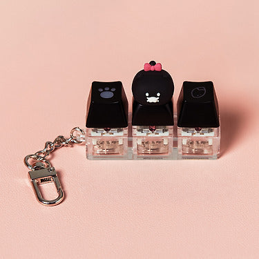 Black LEDCasquette Figurine Keychain Chunsik - Official Kakao Friends merchandise | Koolseoul
