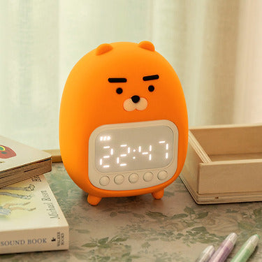 Night Light Ryan Clock - Korean kawaii Kakao Friends | Koolseoul