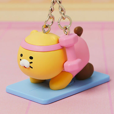 Kakao Friends - Figurine Keychain Yoga Chunsik