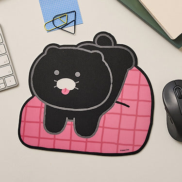 Black Mouse Pad Chunsik - Authentic Kakao Friends from Korea | Koolseoul