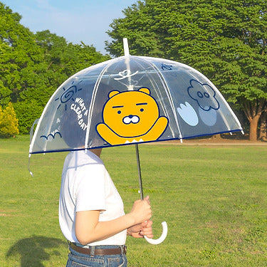 8K Clear Umbrella Ryan - Korean kawaii Kakao Friends | Koolseoul