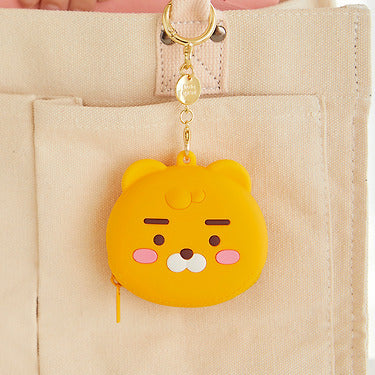 Kakao Friends - Silicone Wallet Little Ryan Coin Purse