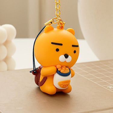 Kakao Friends - 64gb Usb Figurine Keychain Backpack Ryan