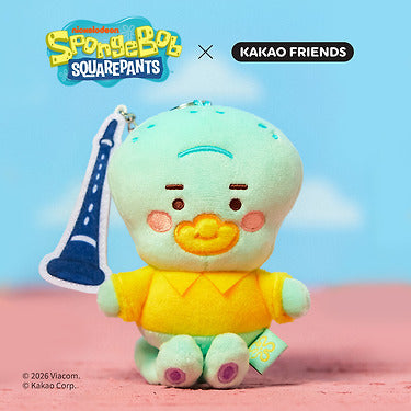 Kakao Friends - Spongebobxfriends Baby Squidward Keychain Plush Tube