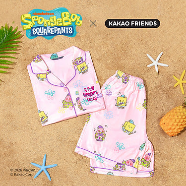 Kakao Friends - Spongebobxfriends Women Pajamas Friends