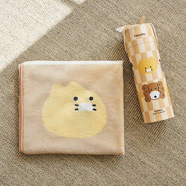 Kakao Friends - Friendayブランケット ベージュ チュンシク