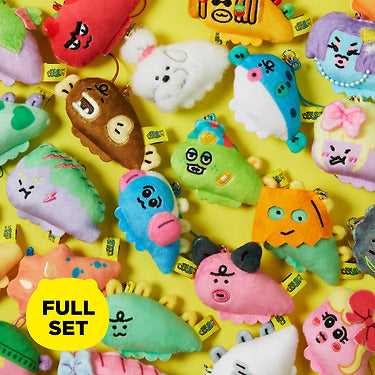 [Complete Set] MiniPorte-cles Plush 32 - Korean kawaii Kakao Friends | Koolseoul