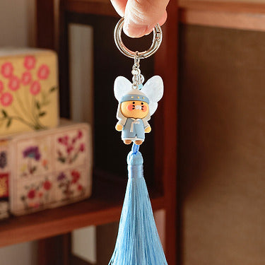 Chunsik Figurine Blue Keychain - Korean kawaii Kakao Friends | Koolseoul