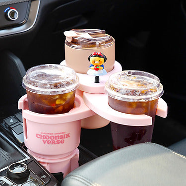 3 Car Mug Rangement - Authentic Kakao Friends from Korea | Koolseoul