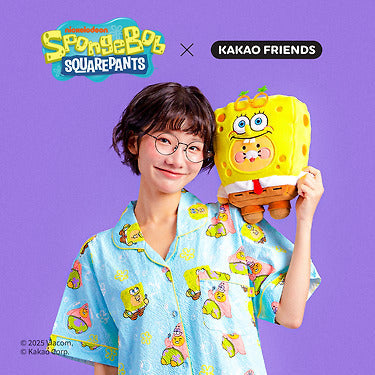 SpongeBobXFriends Pajamas Women Ryan&Chunsik - Official Kakao Friends merchandise | Koolseoul