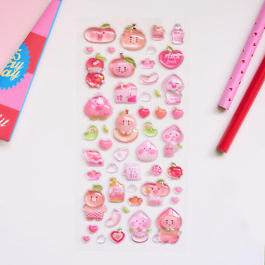 Peach Peach Sticker Friends - Korean kawaii Kakao Friends | Koolseoul