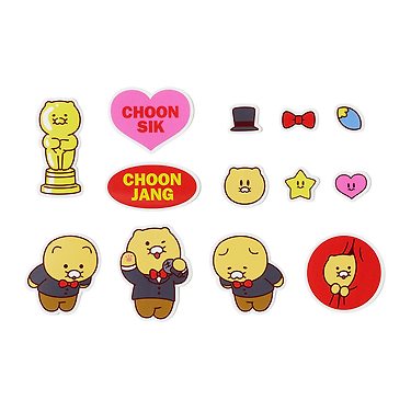 Sticker SET Chunsik - Korean kawaii Kakao Friends | Koolseoul