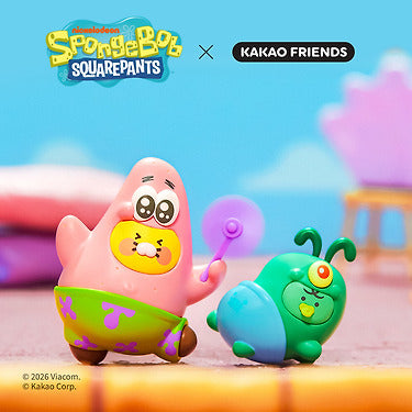Kakao Friends - Spongebobxfriends Air Freshener&Figurine Set Baby Chunsik&Jordy