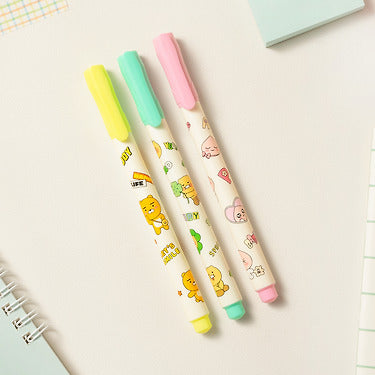 Kakao Friends - Surligneur 3p Set Friends Stationery