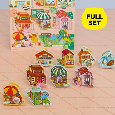 [Complete Set] Keychain 9 - Authentic Kakao Friends from Korea | Koolseoul