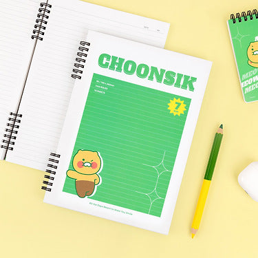 Chunsik Notebook Stationery - Official Kakao Friends merchandise | Koolseoul