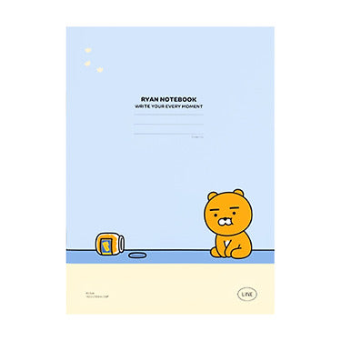 A5 Notebook Ryan Stationery - Official Kakao Friends merchandise | Koolseoul