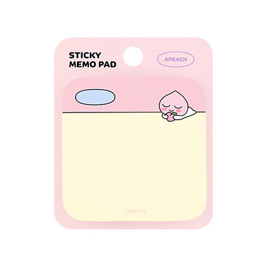 Bloc-notes Apeach Stationery - Authentic Kakao Friends from Korea | Koolseoul