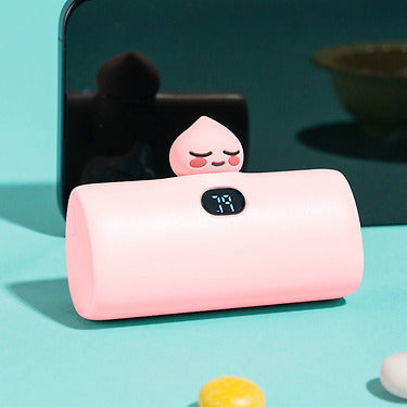 Power Bank 5000mAh C Apeach - Authentic Kakao Friends from Korea | Koolseoul
