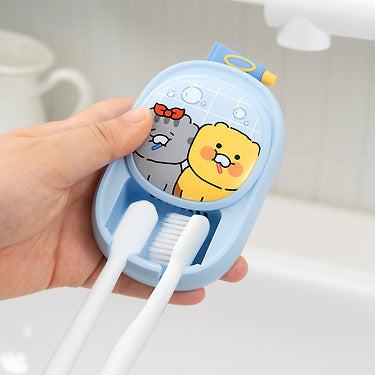 Friends Toothbrush Blue Hygiene - Official Kakao Friends merchandise | Koolseoul