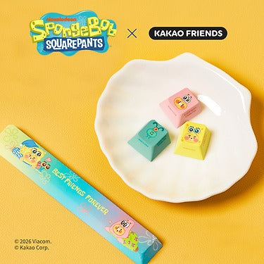 SpongeBobXFriends Cap 4 Set Friends - Korean kawaii Kakao Friends | Koolseoul